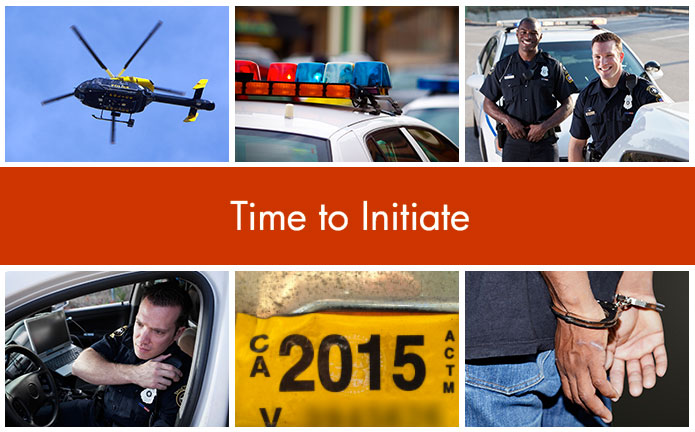 POST Vehicle Pursuit module introduction screen